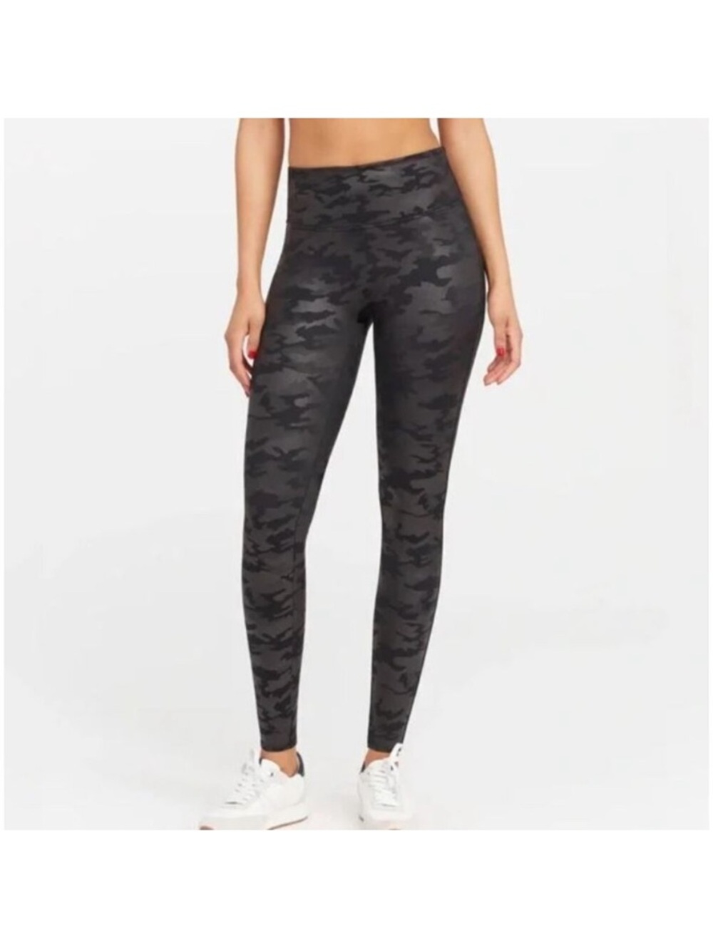 SPANX Faux Leather Camo Legging